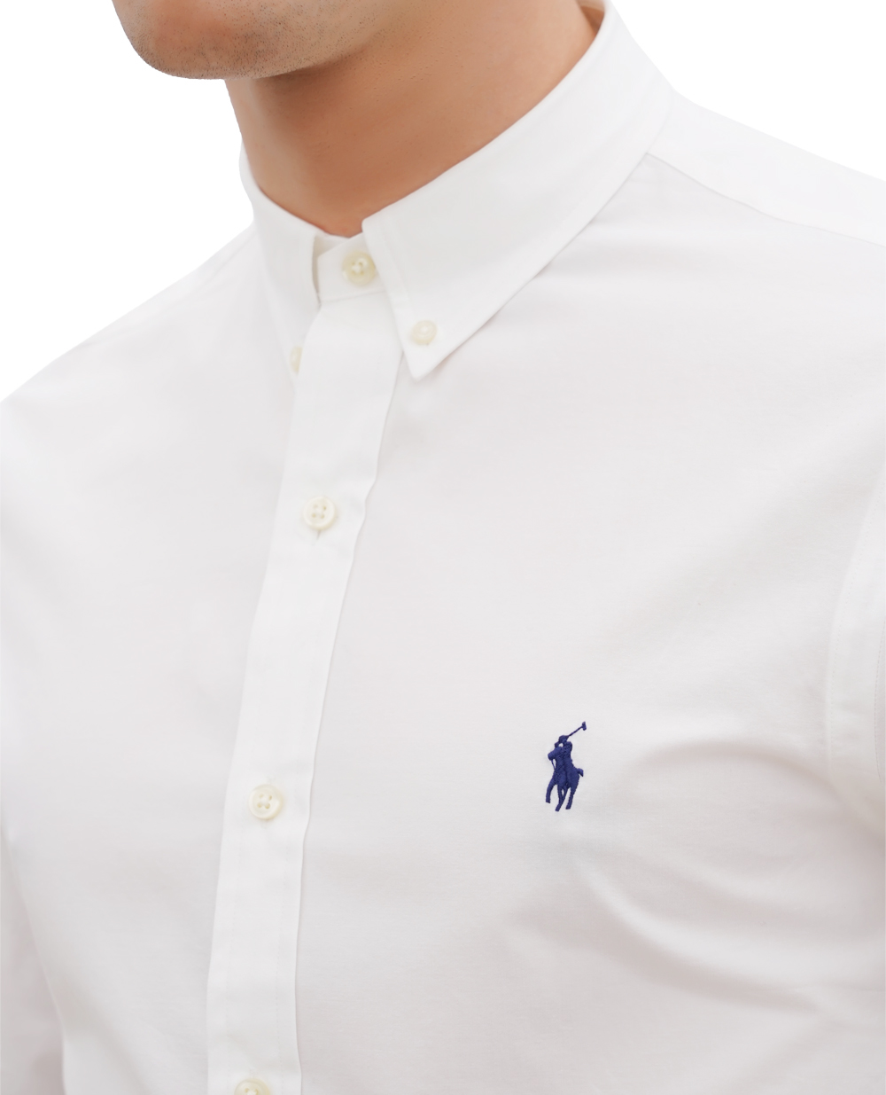 Рубашка Polo Ralph Lauren 710928254002, белый цвет • Купить в интернет-магазине Kameron