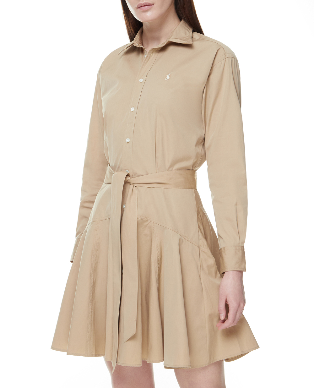 Платье Polo Ralph Lauren 211838048002, бежевый цвет • Купить в интернет-магазине Kameron