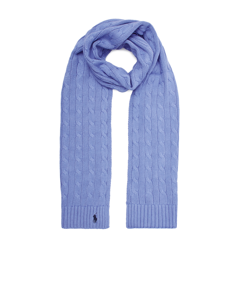 Шарф Polo Ralph Lauren 455888195004, блакитний колір • Купити в інтернет-магазині Kameron