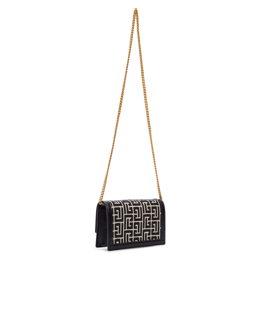 Кожаная сумка Balmain VN1M115TJGH, черный цвет • Купить в интернет-магазине Kameron