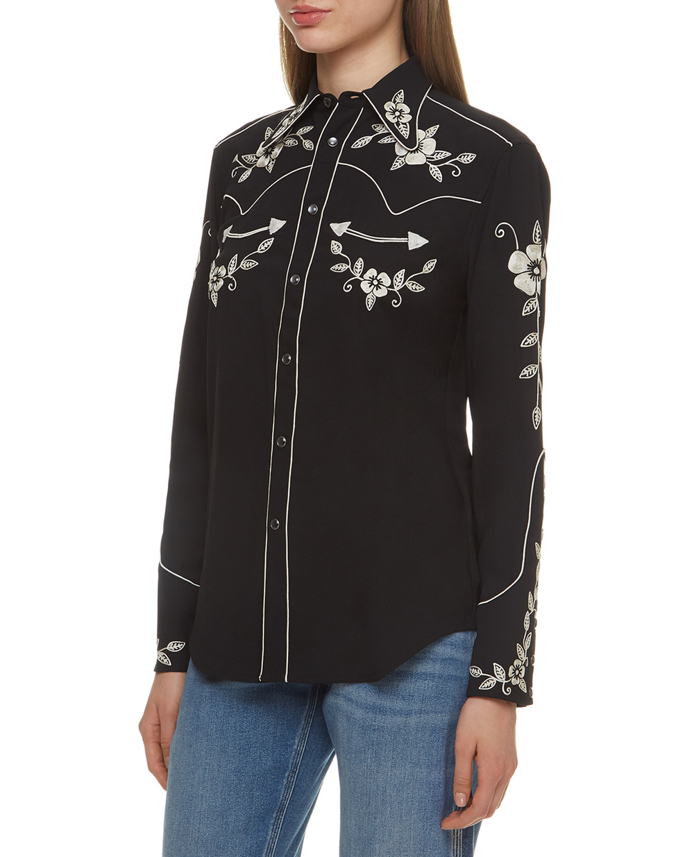 Блуза Polo Ralph Lauren 211801106001, черный цвет • Купить в интернет-магазине Kameron