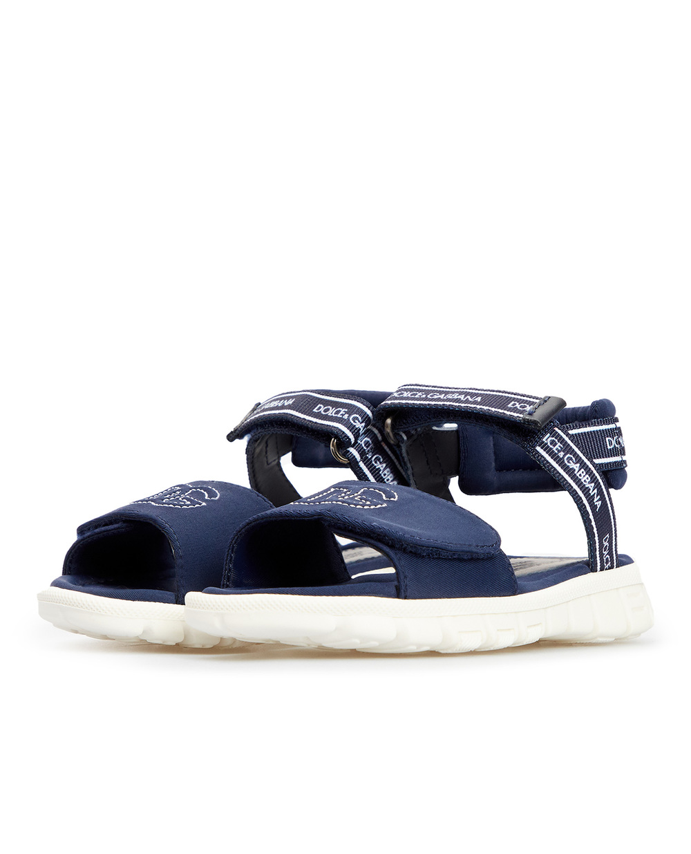 Дитячі сандалії Dolce&Gabbana Kids DL0068-AY233, синій колір • Купити в інтернет-магазині Kameron