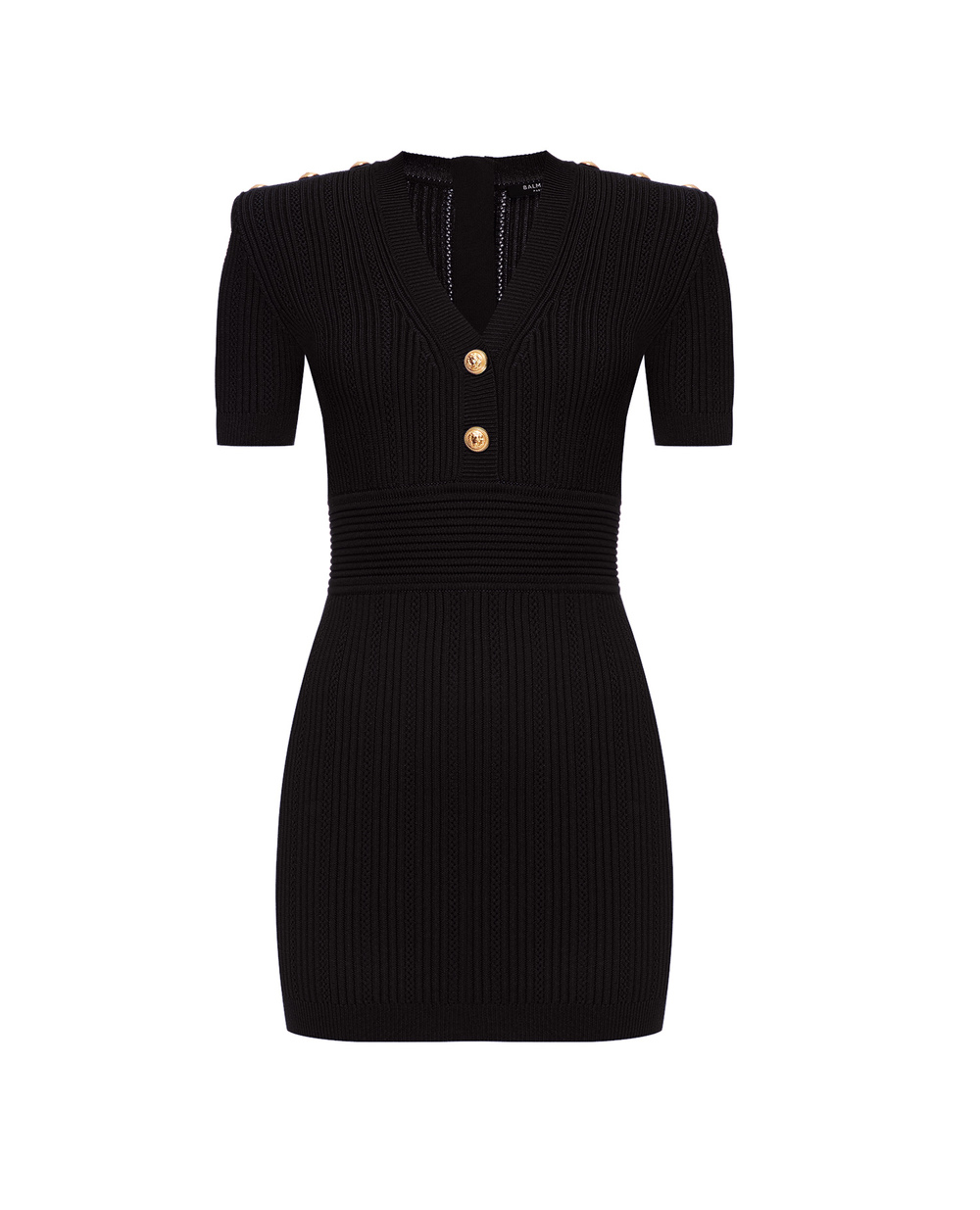 Сукня Balmain XF1R6030KB39, чорний колір • Купити в інтернет-магазині Kameron