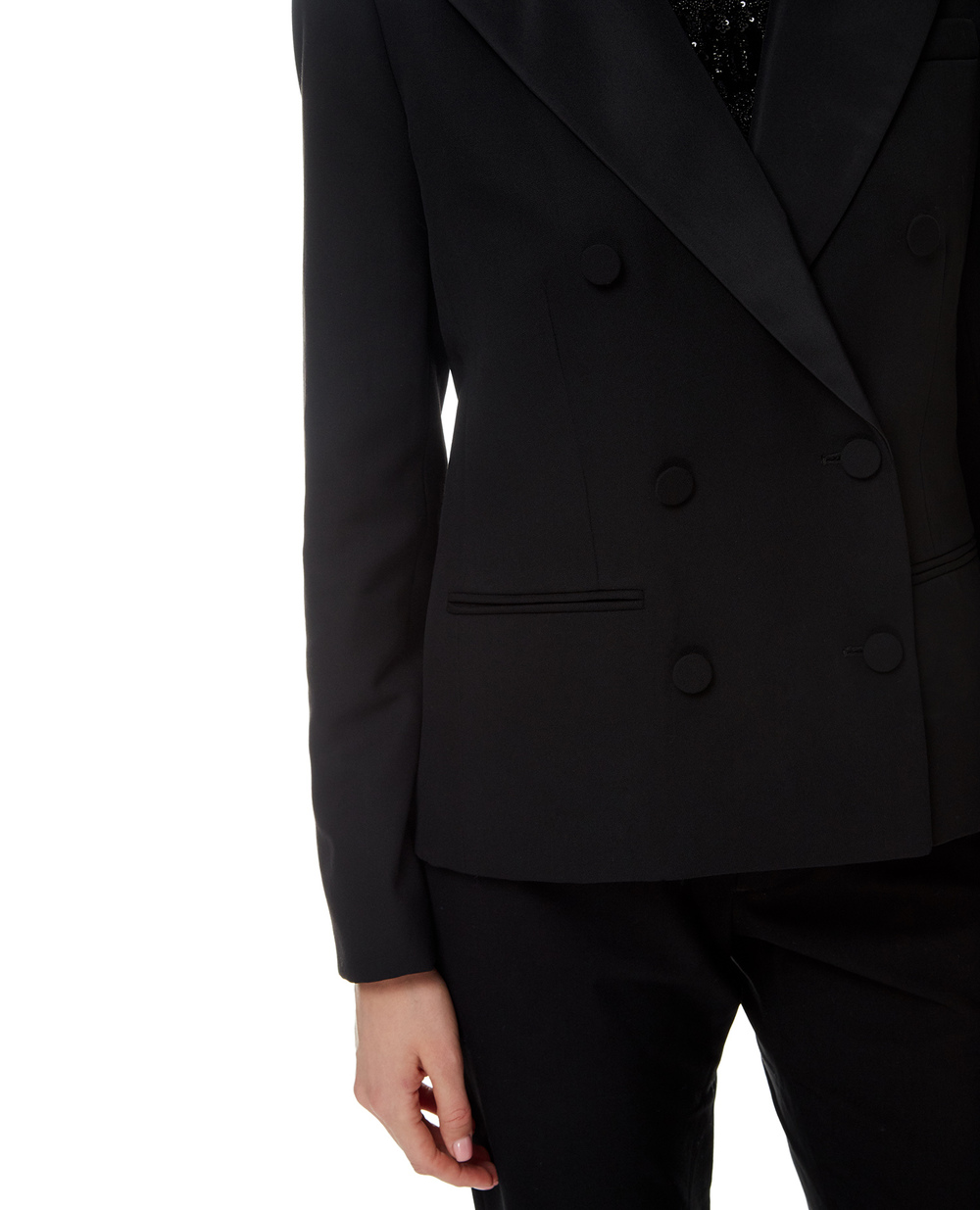 Вовняний жакет Polo Ralph Lauren 211815087001, чорний колір • Купити в інтернет-магазині Kameron