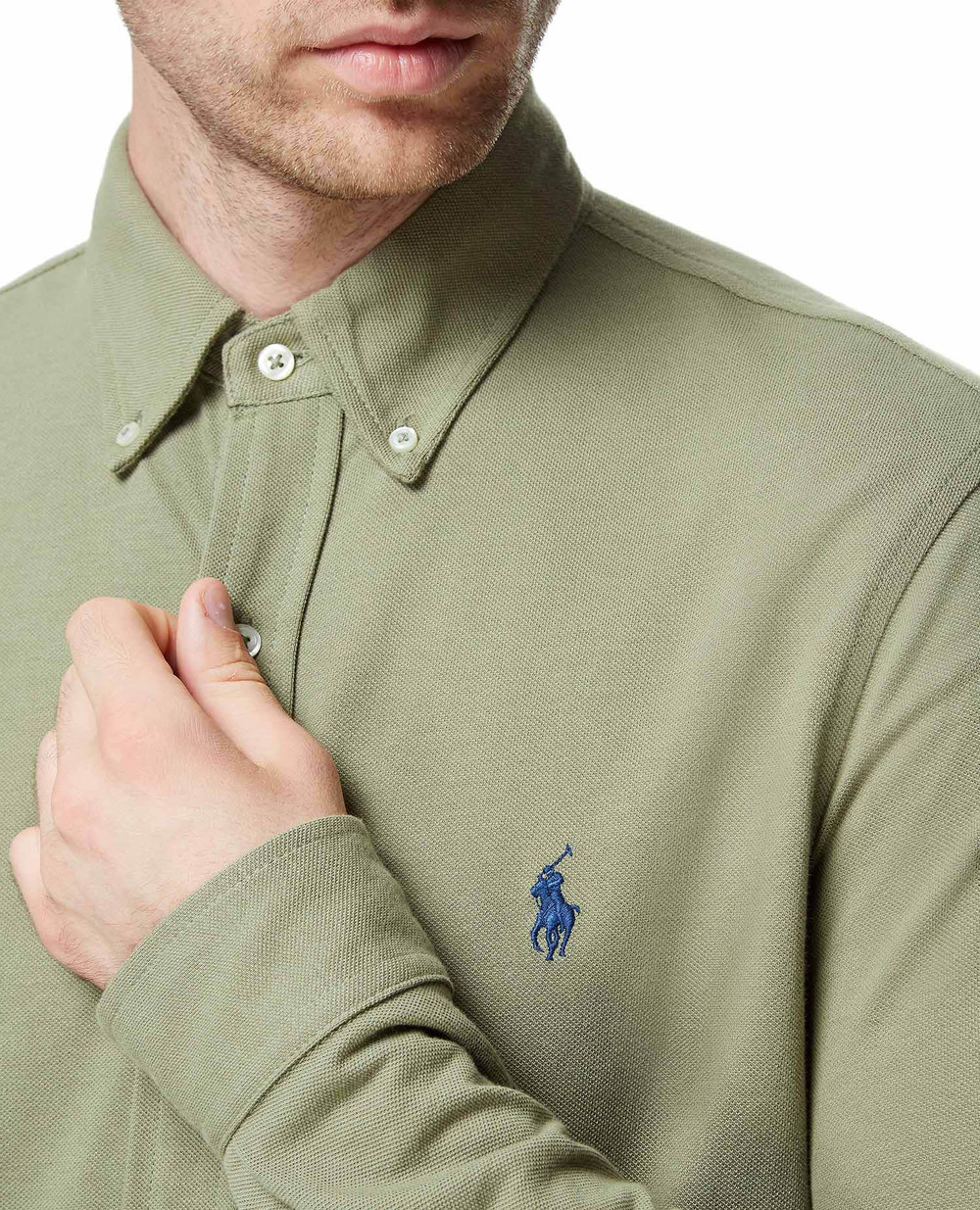 Рубашка Polo Ralph Lauren 710654408055, зеленый цвет • Купить в интернет-магазине Kameron