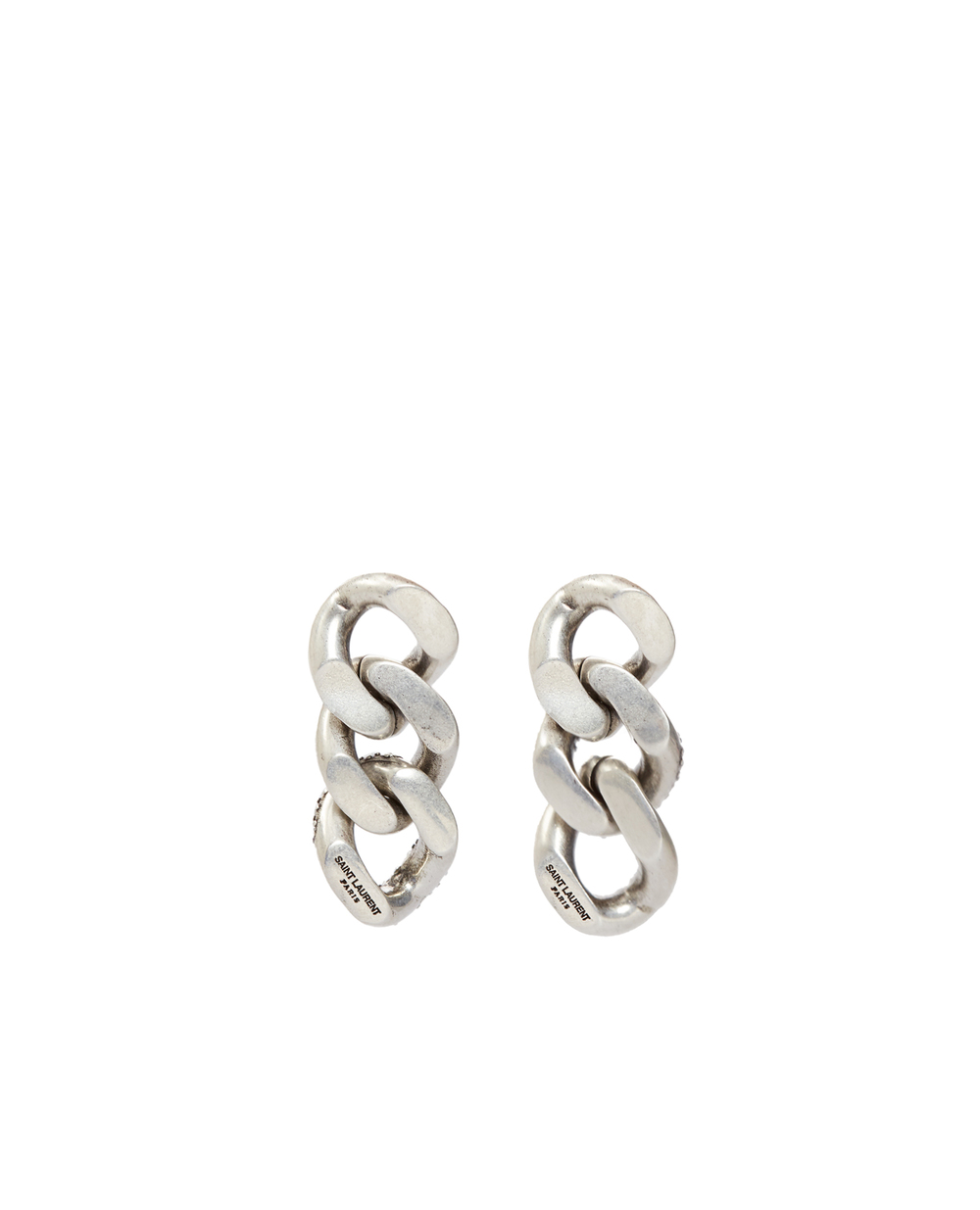 Сережки Saint Laurent 691561-Y1526, срібний колір • Купити в інтернет-магазині Kameron