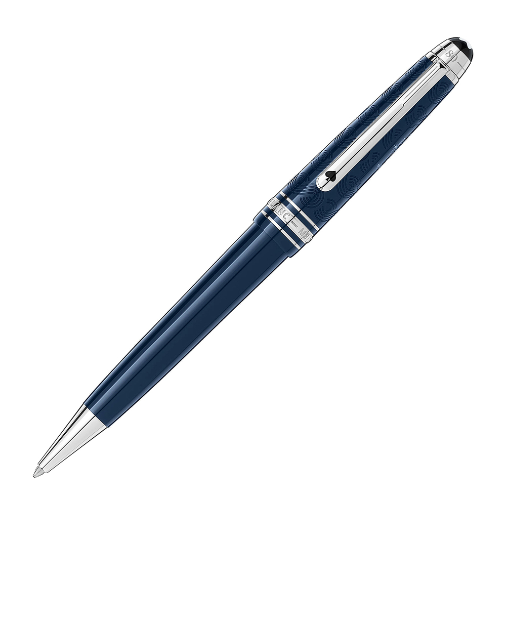 Шариковая ручка Meisterstück Around the World in 80 Days Montblanc 126342, синий цвет • Купить в интернет-магазине Kameron
