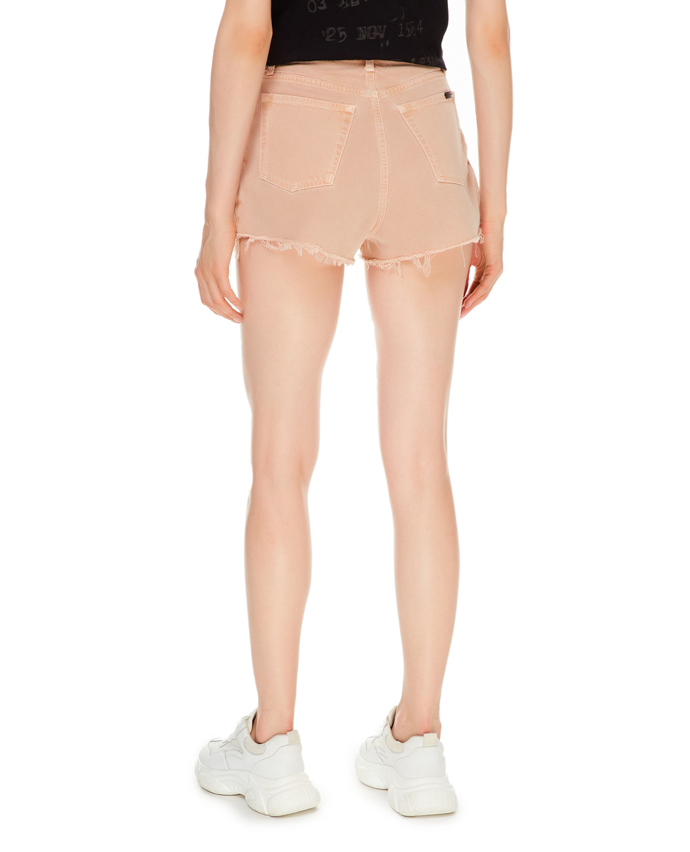 Джинсовые шорты Saint Laurent 652530-Y23NM, бежевый цвет • Купить в интернет-магазине Kameron