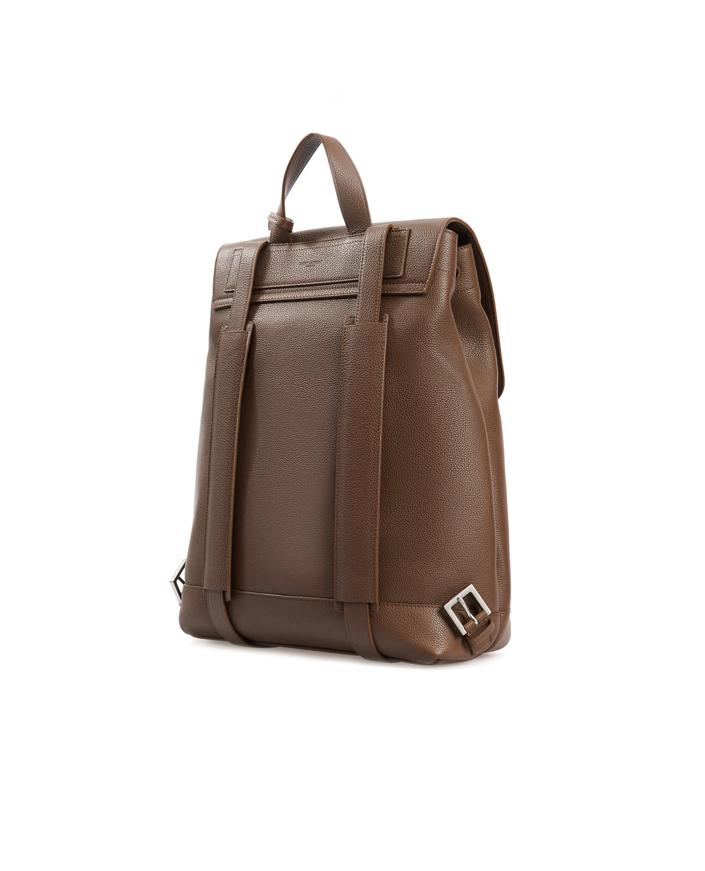 Кожаный рюкзак Saint Laurent 480585-DTI0E-, коричневый цвет • Купить в интернет-магазине Kameron