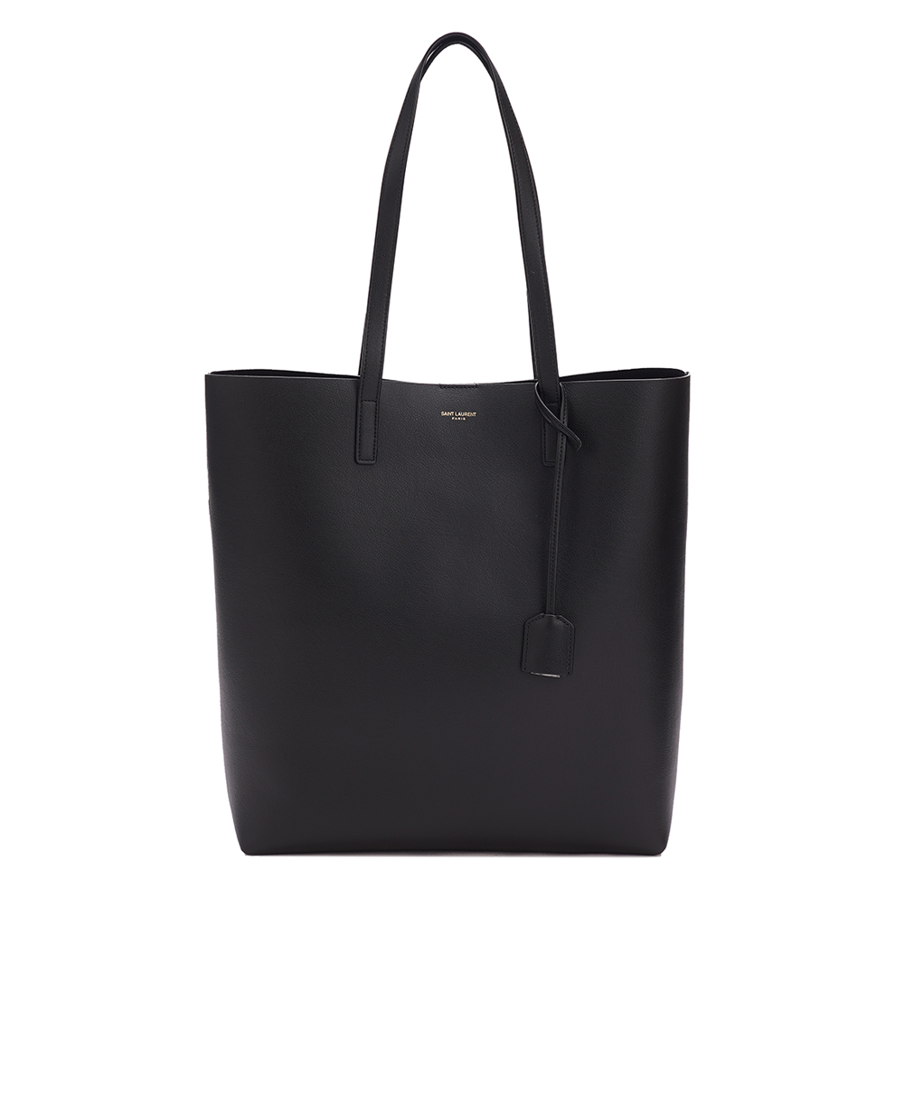 Кожаная сумка Shopping Bag Saint Laurent 600306-CSV0J, черный цвет • Купить в интернет-магазине Kameron