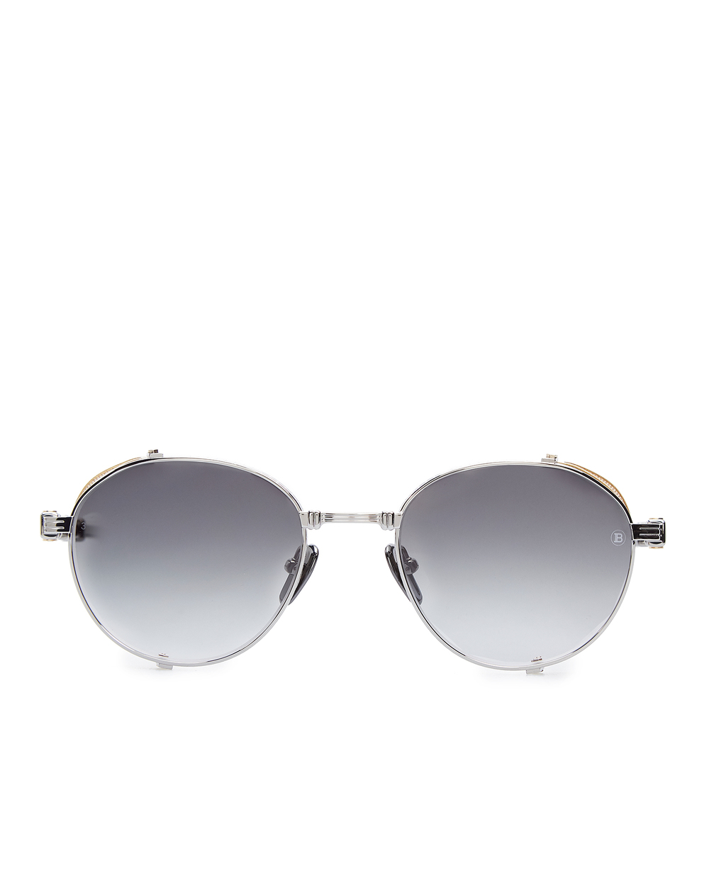Солнцезащитные очки Brigade I Balmain BPS-110B-52, серебряный цвет • Купить в интернет-магазине Kameron