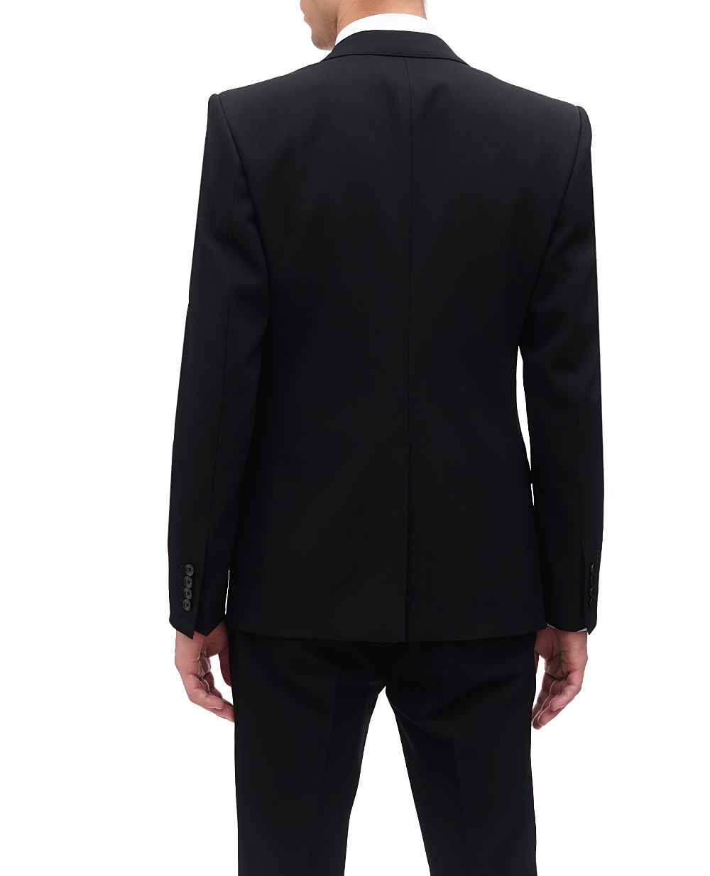 Шерстяной пиджак Dolce&Gabbana G2QU6T-FU26E, черный цвет • Купить в интернет-магазине Kameron