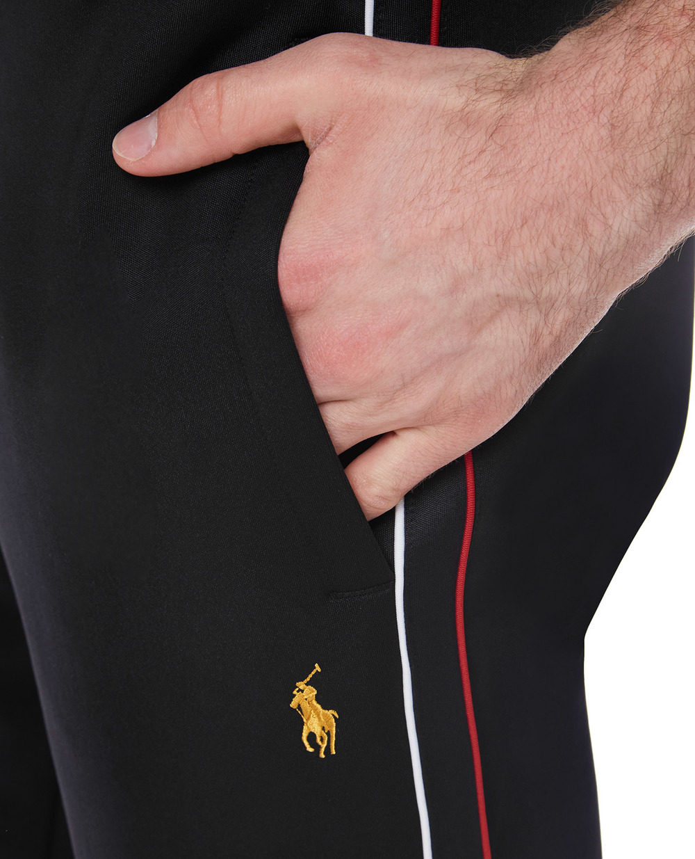 Спортивні брюки Polo Ralph Lauren 710828373002, чорний колір • Купити в інтернет-магазині Kameron