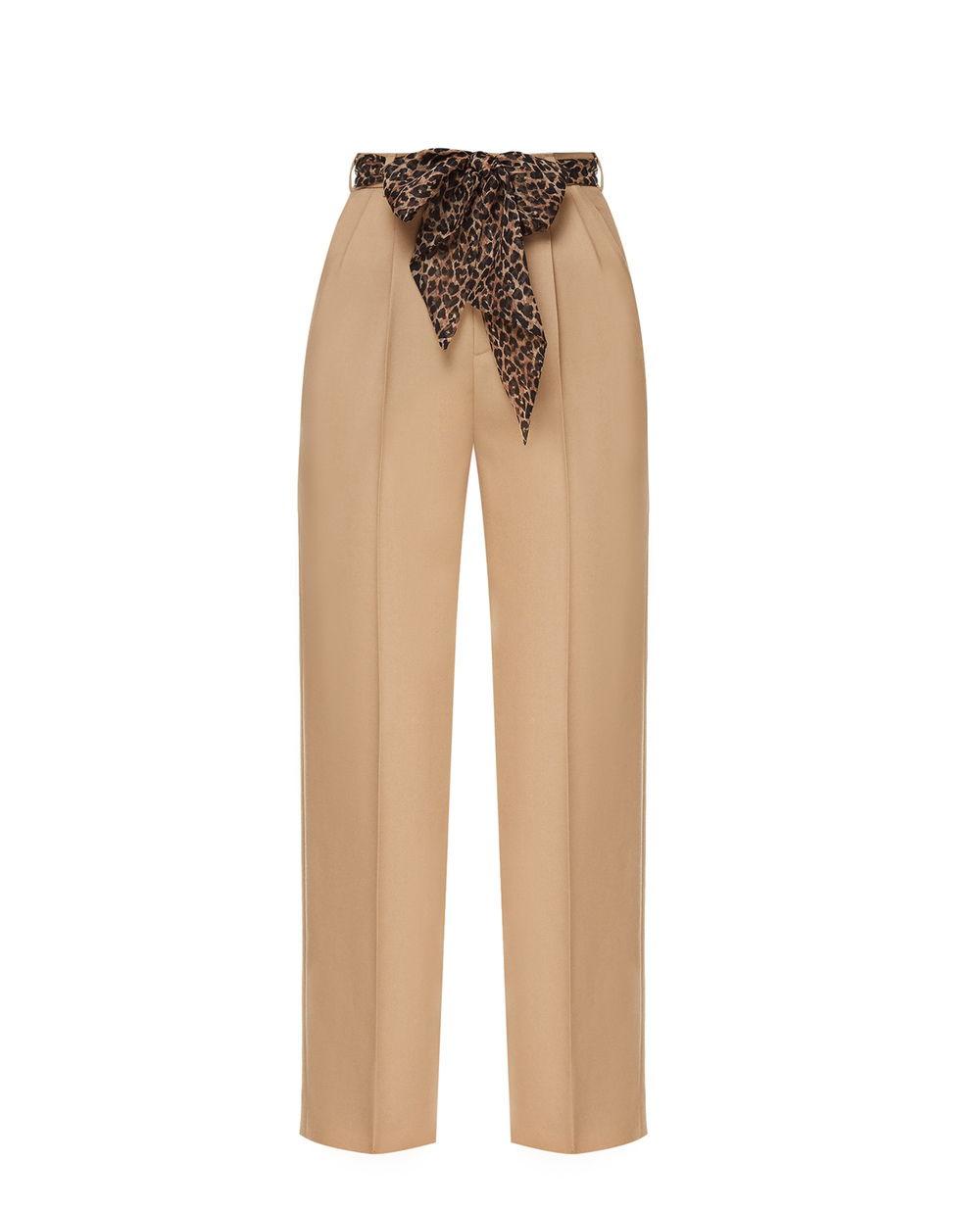 Шерстяные брюки Saint Laurent 648142-Y7B73, бежевый цвет • Купить в интернет-магазине Kameron