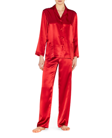 La_Perla Шелковая пижама (рубашка, брюки) - Артикул: 20288