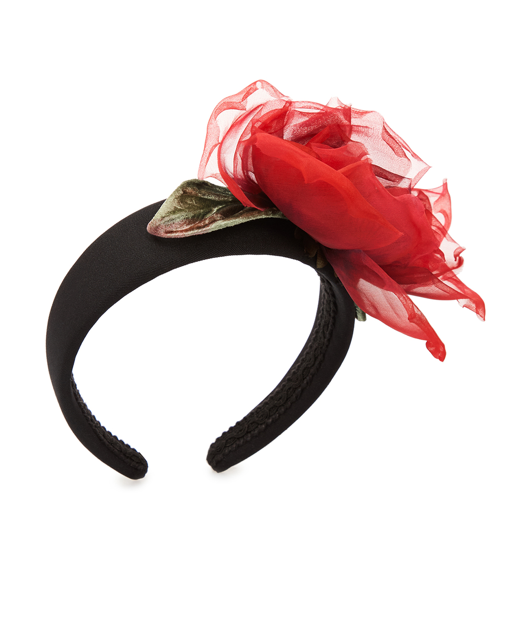Шелковый обруч Dolce&Gabbana FY347Z-GER82, черный цвет • Купить в интернет-магазине Kameron