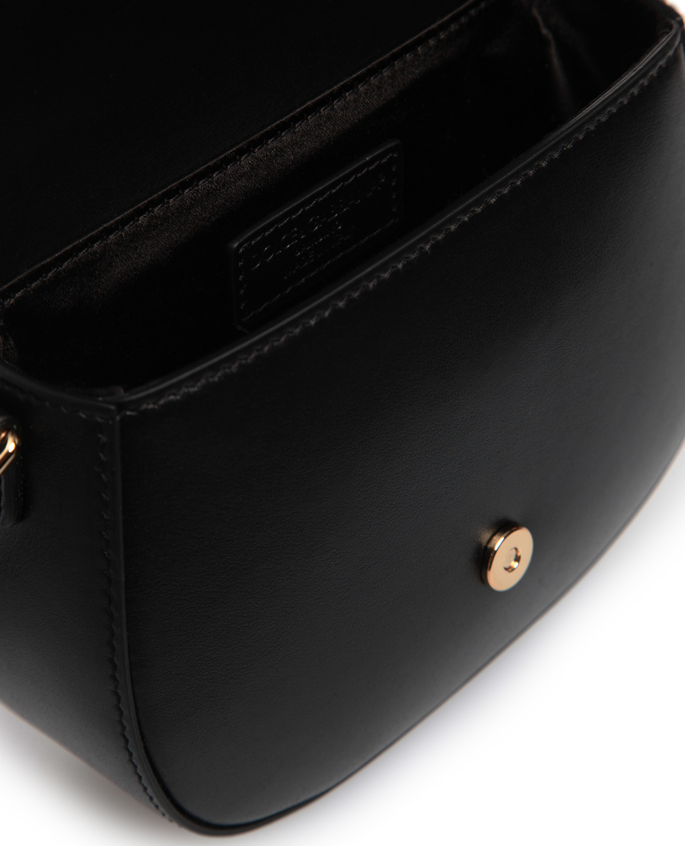 Шкіряна сумка Dolce&Gabbana EB0212-AL592, чорний колір • Купити в інтернет-магазині Kameron