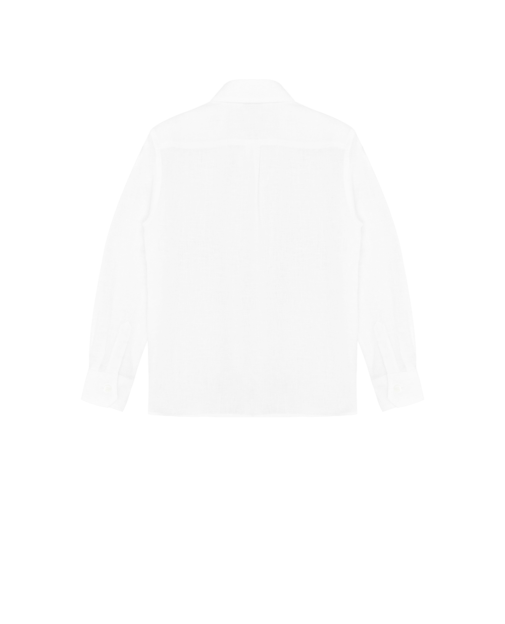 Дитяча лляна сорочка Dolce&Gabbana Kids L42S70-G7YEA-B, білий колір • Купити в інтернет-магазині Kameron