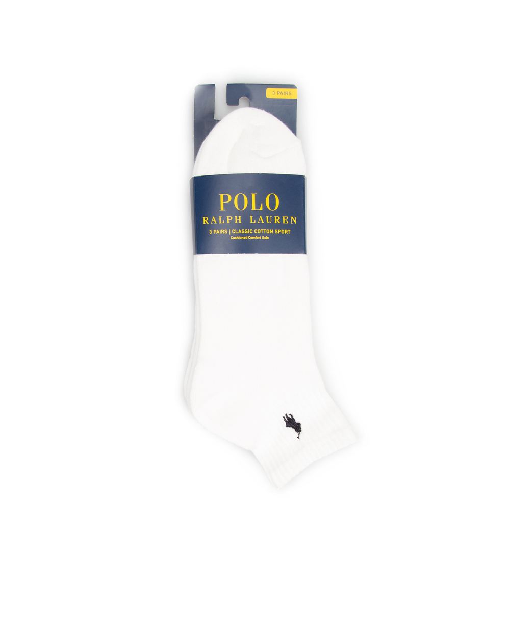 Носки (3 пары) Polo Ralph Lauren 449655220003, белый цвет • Купить в интернет-магазине Kameron
