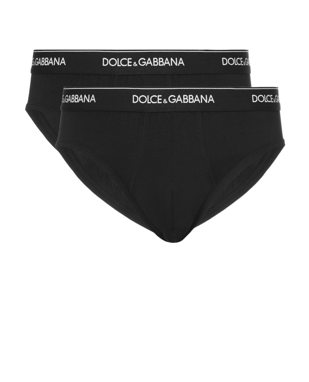 Брифы (2 шт) Dolce&Gabbana N9A03J-FUGIWSS19, черный цвет • Купить в интернет-магазине Kameron