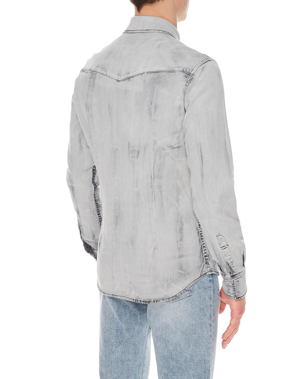 Джинсова сорочка Dolce&Gabbana G5EX7D-G8DM1, сірий колір • Купити в інтернет-магазині Kameron