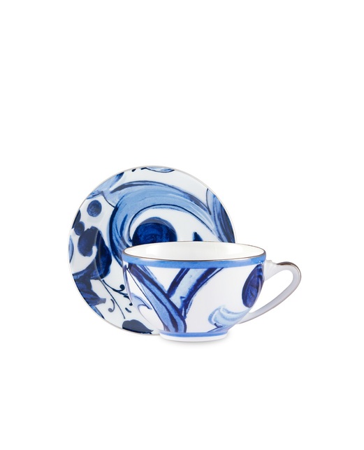 Dolce&Gabbana Чайная чашка с блюдцем из фарфора - Артикул: TC0102-TCA36