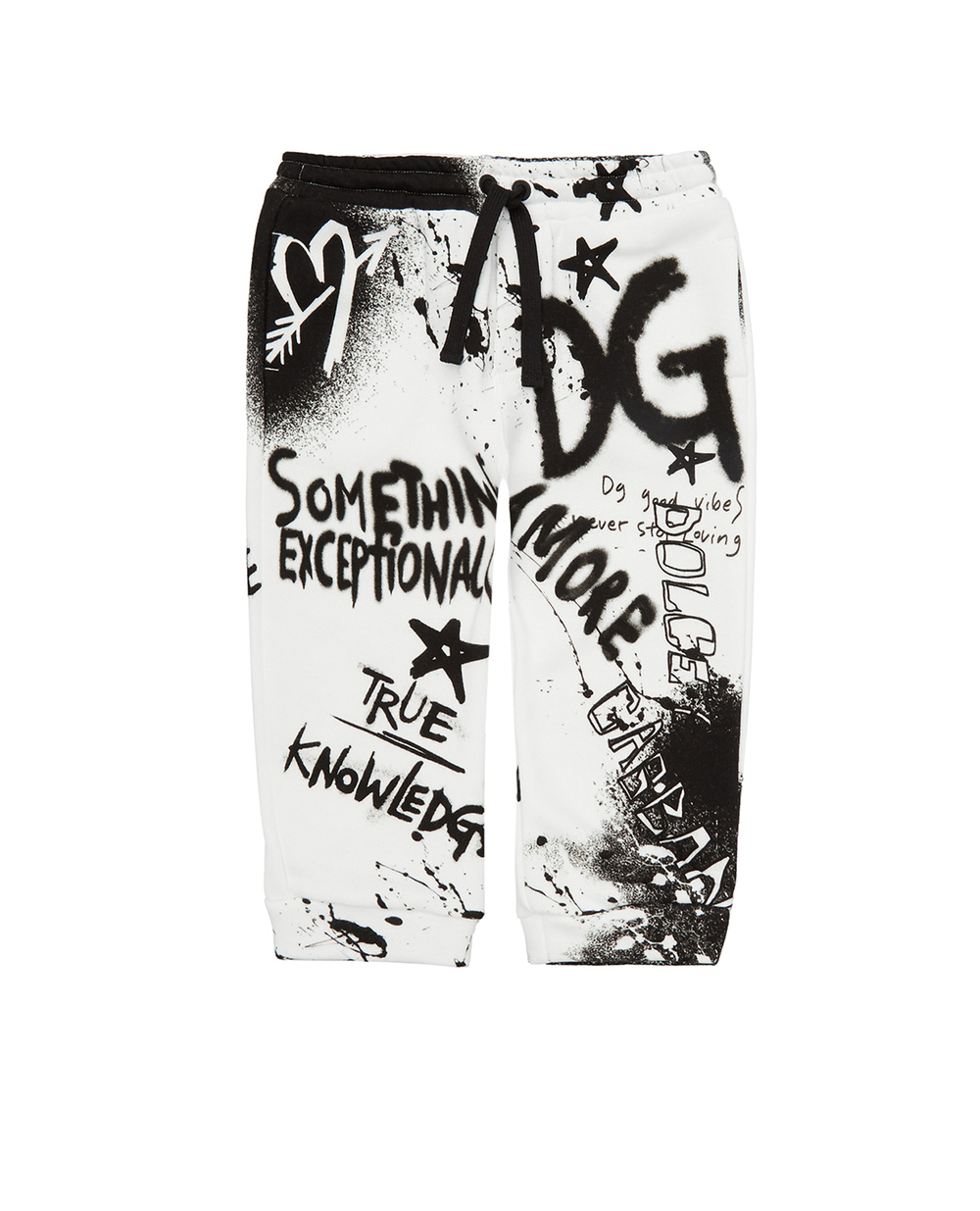 Спортивные брюки Dolce&Gabbana Kids L1JPDR-G7A6U, белый цвет • Купить в интернет-магазине Kameron