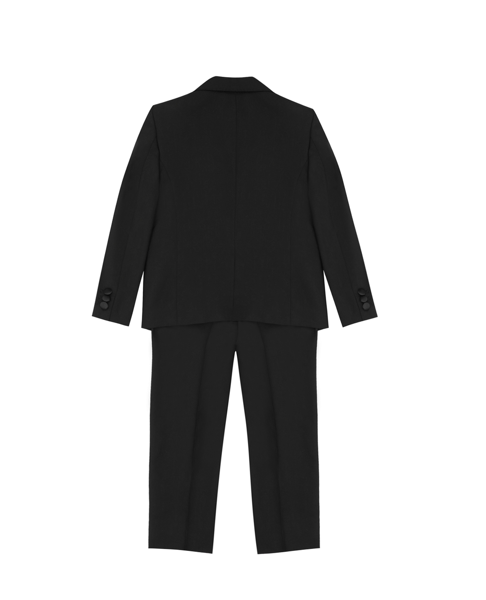 Детский шерстяной костюм (пиджак, брюки) Dolce&Gabbana Kids L41U49-FUBBG-S, черный цвет • Купить в интернет-магазине Kameron