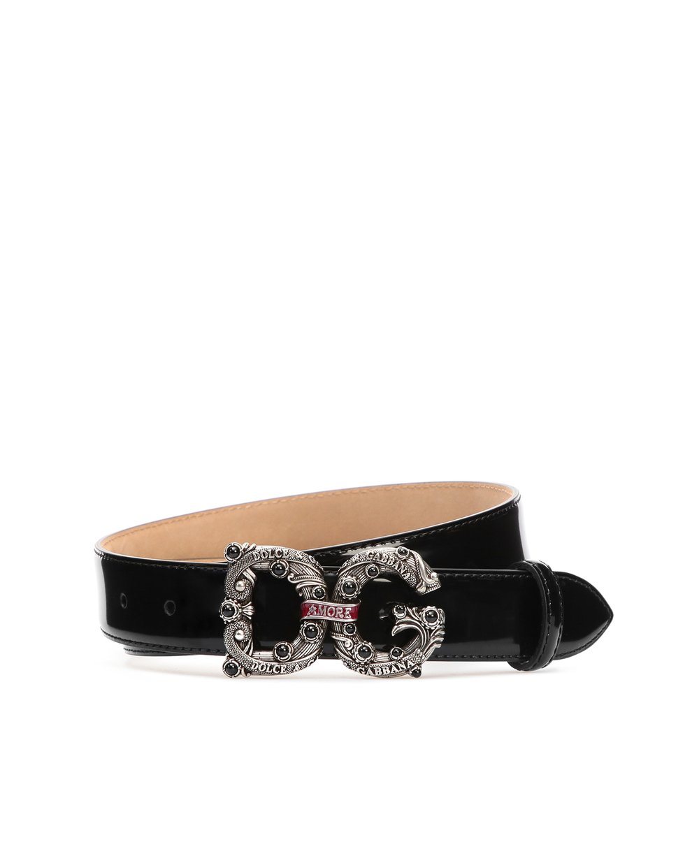 Кожаный ремень	 Dolce&Gabbana BE1335-AW080, черный цвет • Купить в интернет-магазине Kameron
