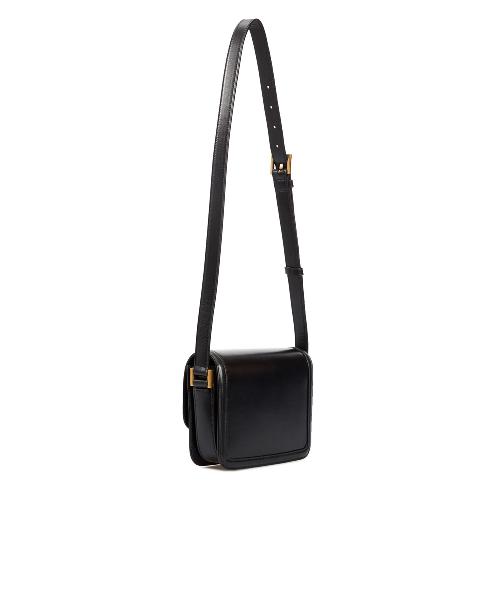 Шкіряна сумка Solferino Small Saint Laurent 634306-0SX0W-, чорний колір • Купити в інтернет-магазині Kameron