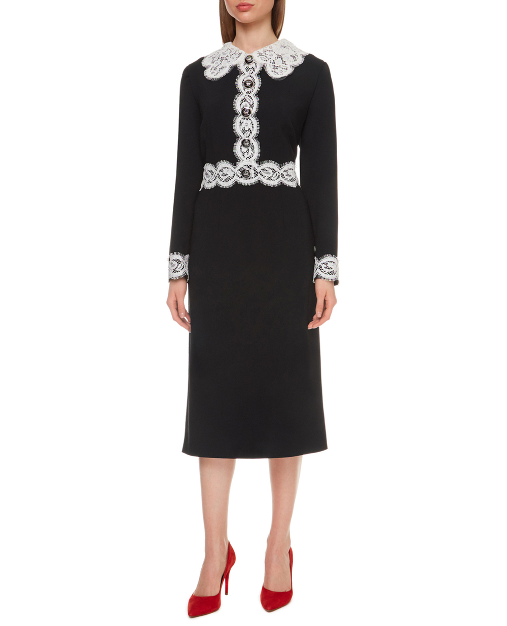 Сукня Dolce&Gabbana F6J7KT-FURDV, чорний колір • Купити в інтернет-магазині Kameron
