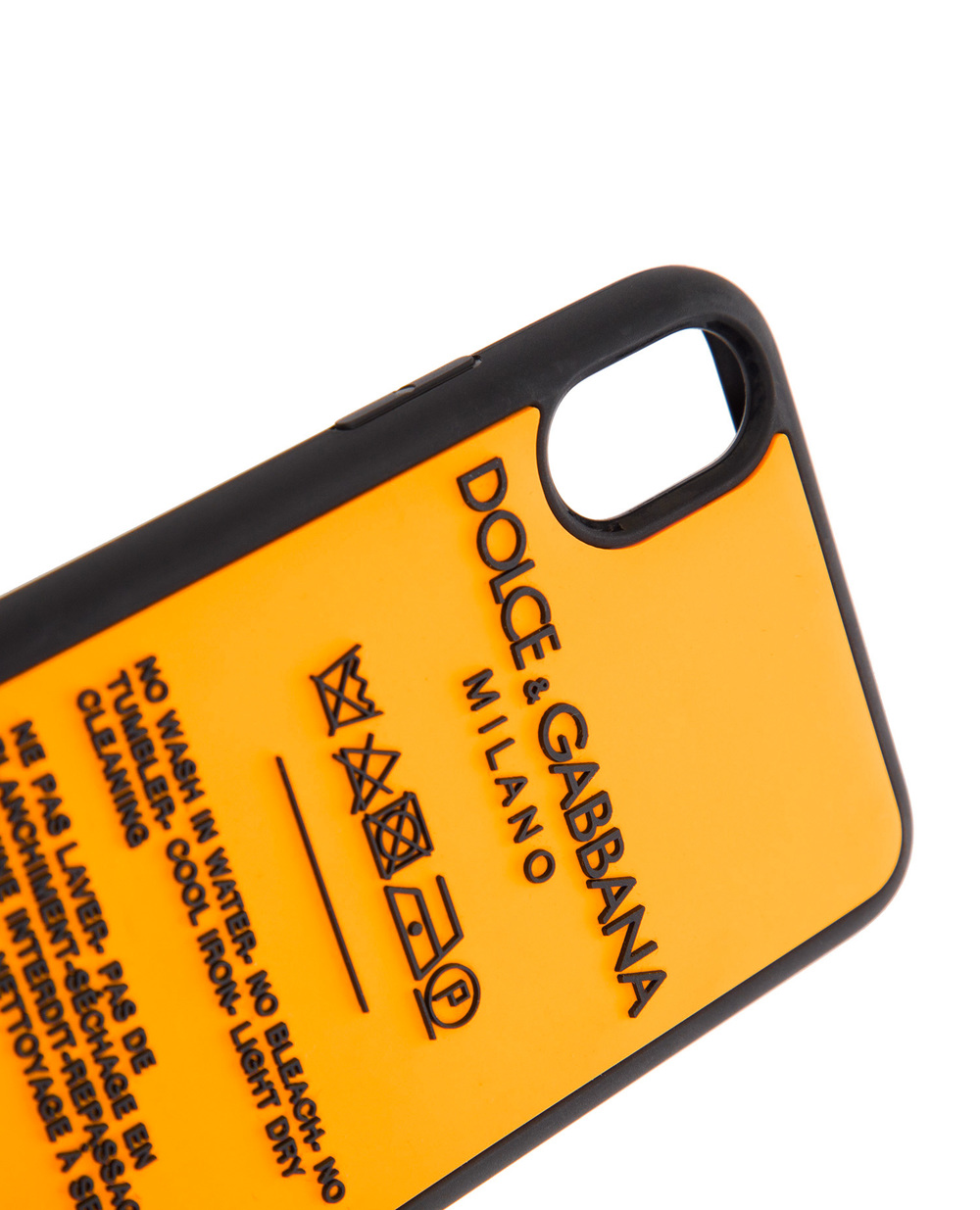 Чохол для iPhone Х Dolce&Gabbana BP2418-AK436, помаранчевий колір • Купити в інтернет-магазині Kameron