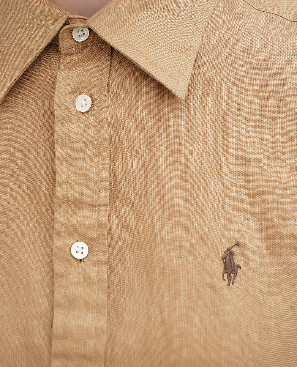 Рубашка Polo Ralph Lauren 211920516009, бежевый цвет • Купить в интернет-магазине Kameron