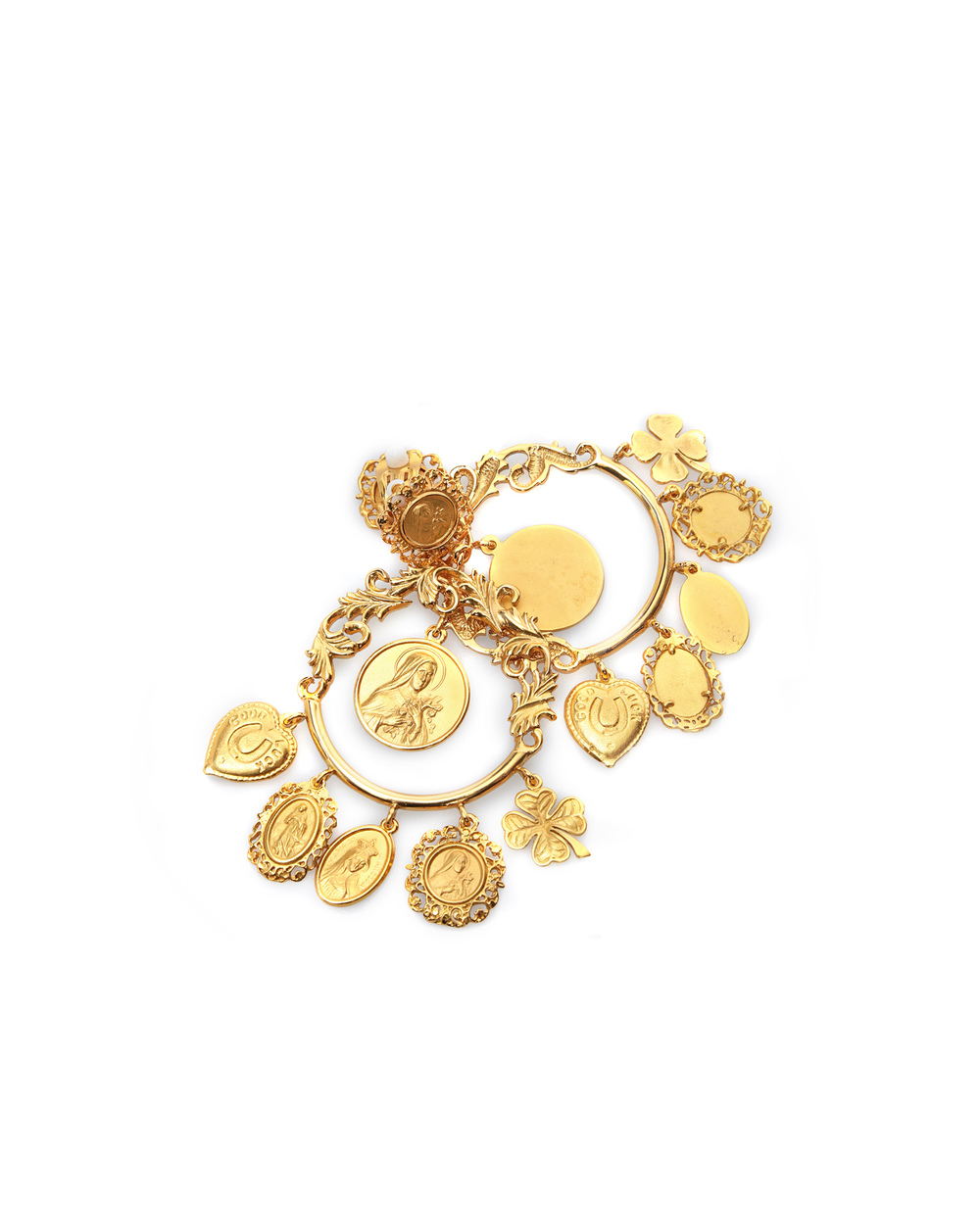 Серьги Dolce&Gabbana WEG2C2-W0001, золотой цвет • Купить в интернет-магазине Kameron