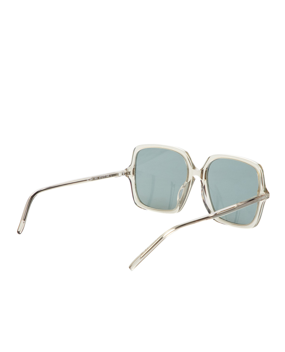 Солнцезащитные очки Saint Laurent SL 591-003, прозрачный цвет • Купить в интернет-магазине Kameron