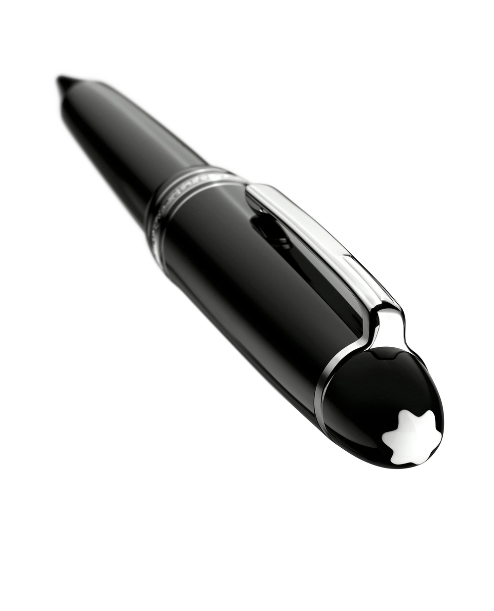 Кулькова ручка Meisterstück LeGrand із платиновим напиленням Montblanc 7569, чорний колір • Купити в інтернет-магазині Kameron