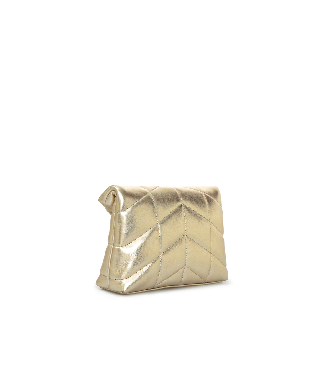 Шкіряна сумка Puffer small Saint Laurent 650880-AAAA1, золотий колір • Купити в інтернет-магазині Kameron