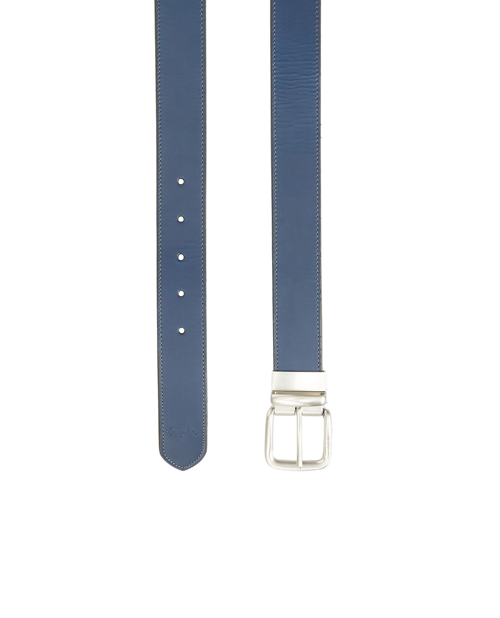 Двусторонний кожаный ремень Polo Ralph Lauren 405845454002, синий цвет • Купить в интернет-магазине Kameron