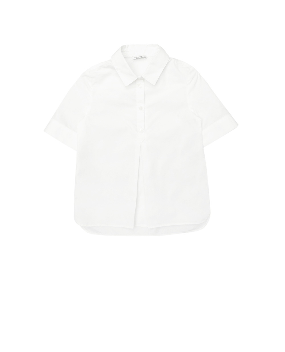 Детская блуза Dolce&Gabbana Kids L52S02-FU5MQ-S, белый цвет • Купить в интернет-магазине Kameron
