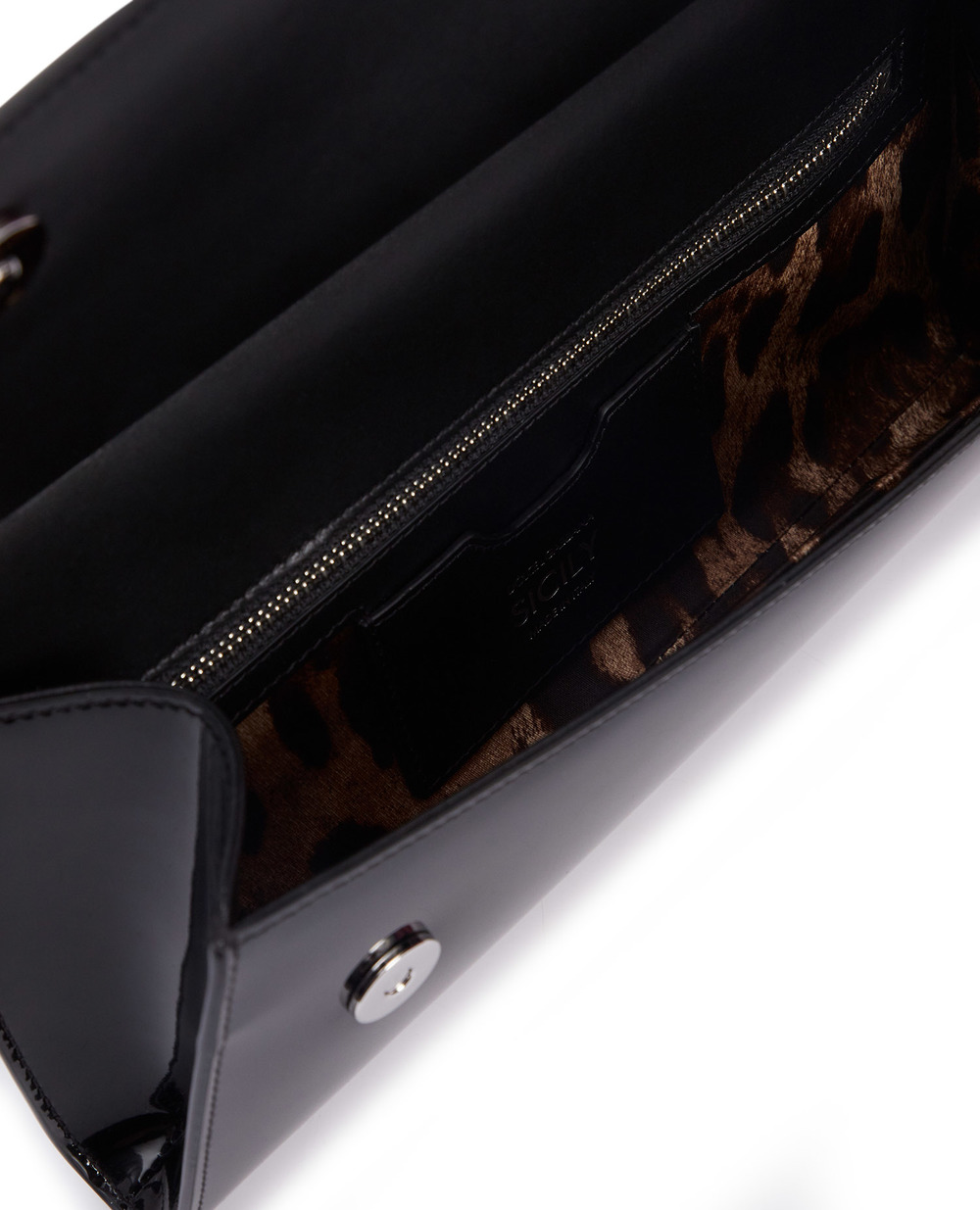 Шкіряна сумка Dolce&Gabbana BB7465-AI413, чорний колір • Купити в інтернет-магазині Kameron