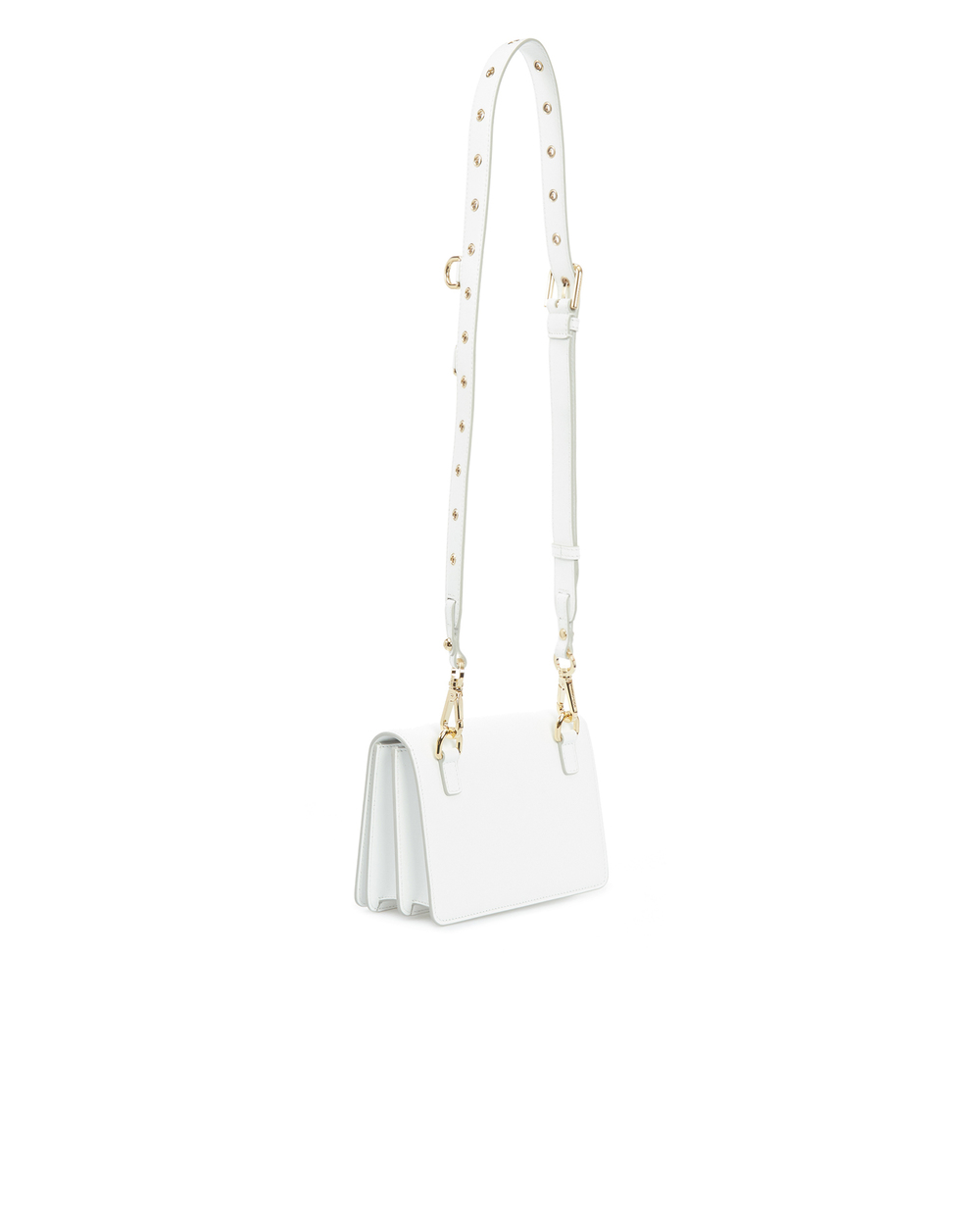 Кожаная сумка 3.5 Small Dolce&Gabbana BB7037-AW576, белый цвет • Купить в интернет-магазине Kameron