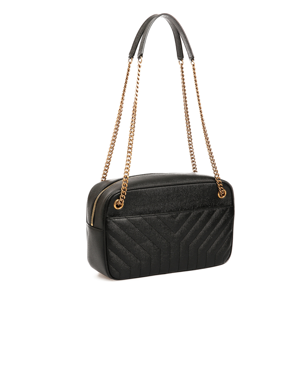 Шкіряна сумка Saint Laurent 617691-BOWS7, чорний колір • Купити в інтернет-магазині Kameron