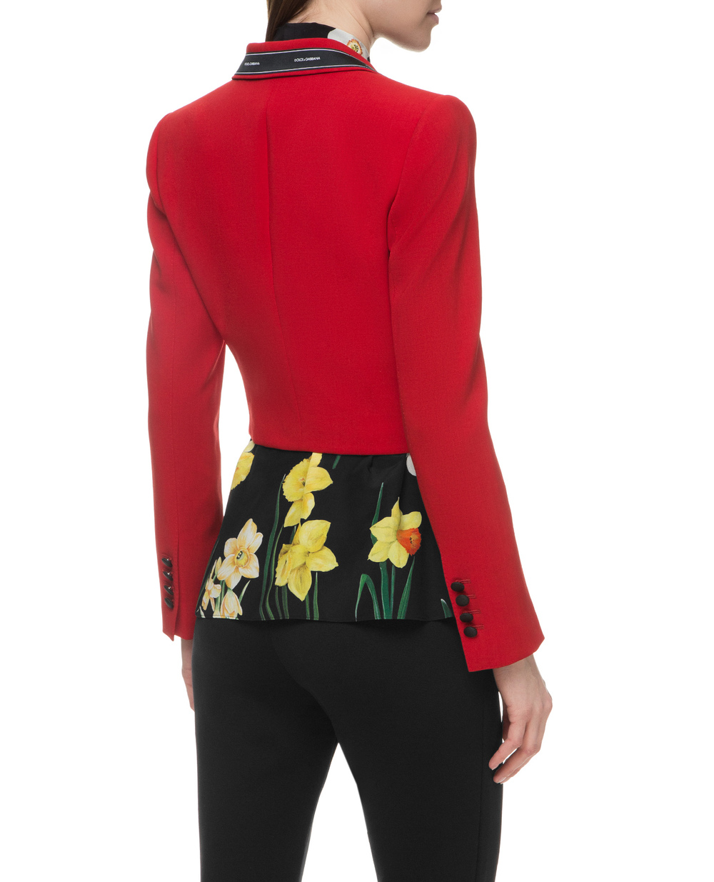 Шерстяной жакет Dolce&Gabbana F293IT-FU2RM, красный цвет • Купить в интернет-магазине Kameron