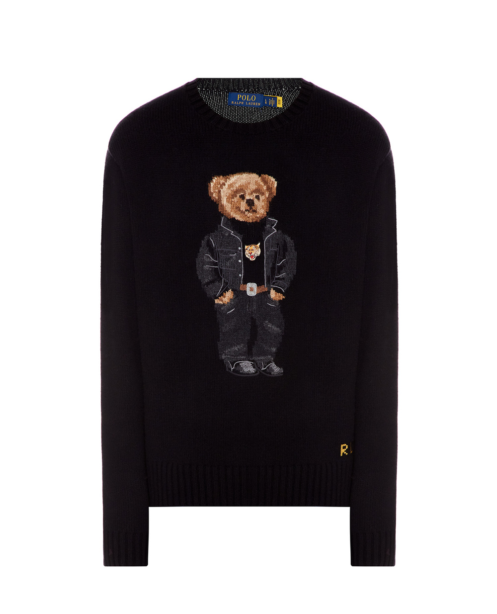Шерстяной свитер Polo Ralph Lauren 710857281001, черный цвет • Купить в интернет-магазине Kameron