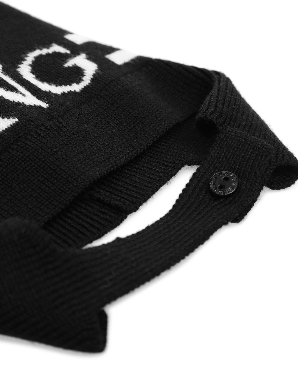 Вовняна шапка Dolce&Gabbana Kids LNKH18-JAVPF, чорний колір • Купити в інтернет-магазині Kameron