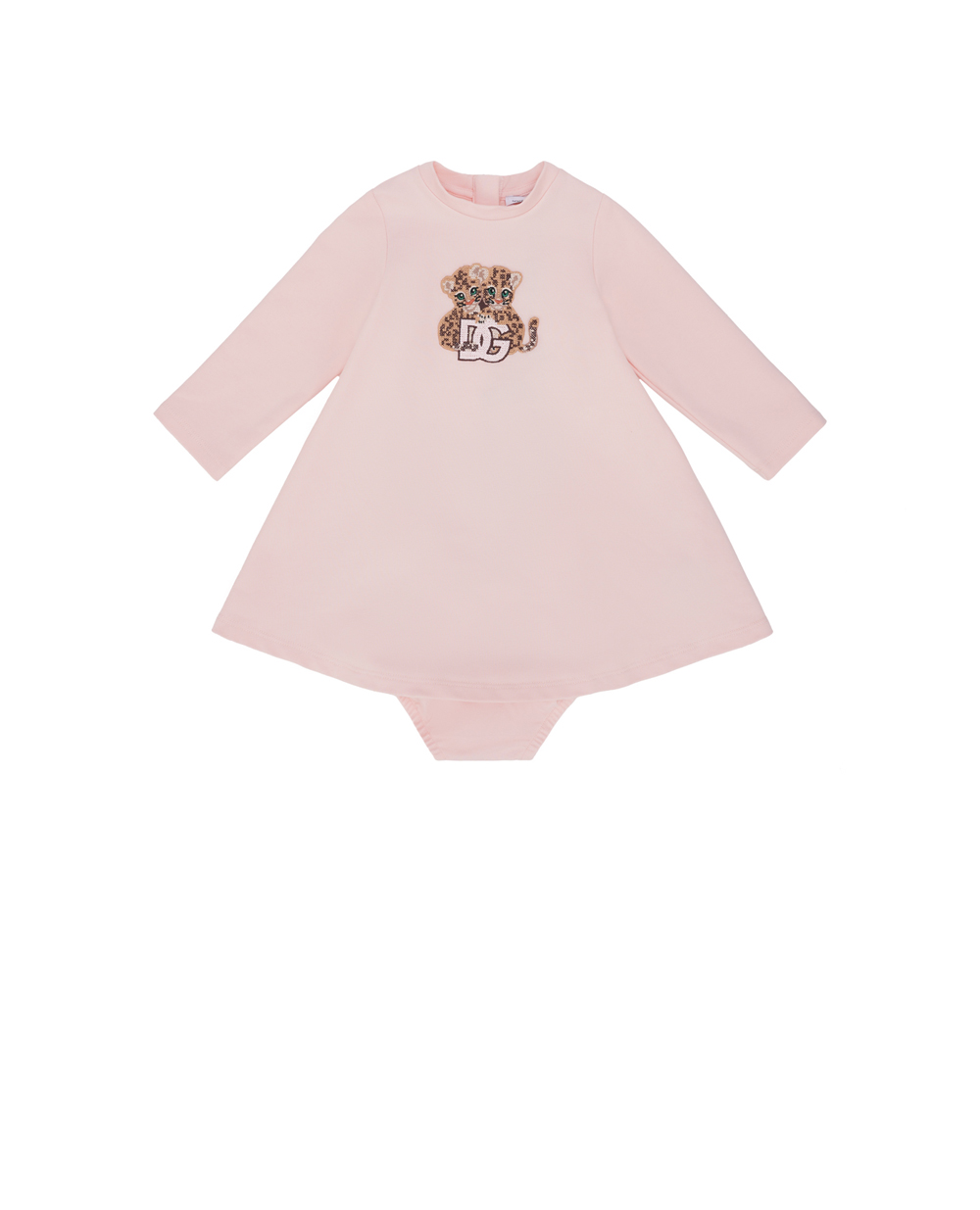 Дитяче плаття Dolce&Gabbana Kids L2JD7T-G7KT4, рожевий колір • Купити в інтернет-магазині Kameron