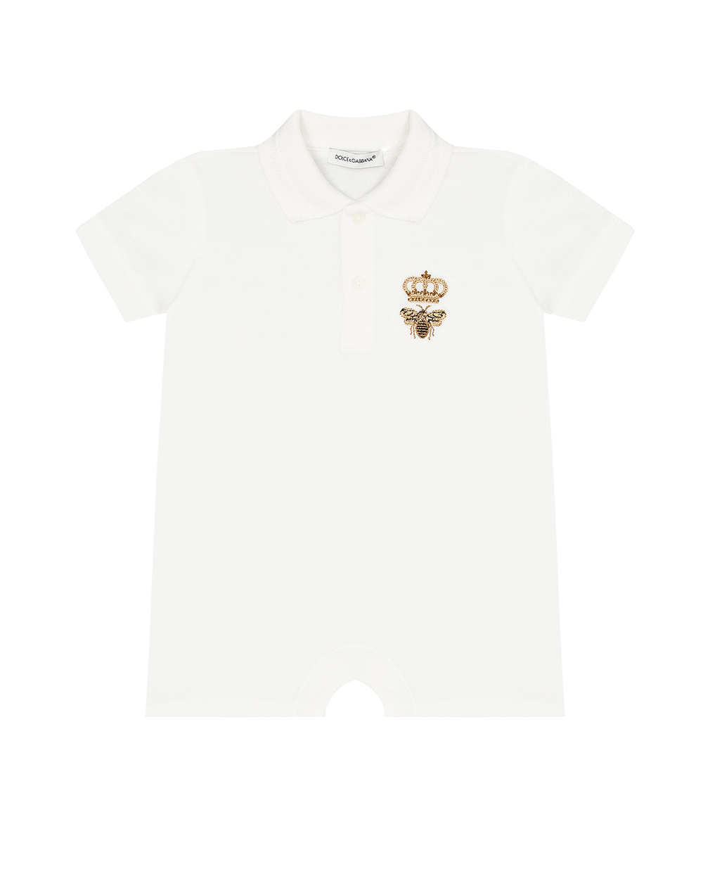 Ромпер Dolce&Gabbana Kids L1JO2H-G7YGM, белый цвет • Купить в интернет-магазине Kameron
