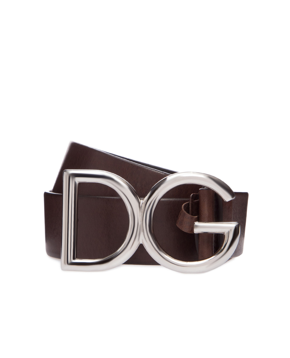Шкіряний ремінь Dolce&Gabbana BC4245-AI894, коричневий колір • Купити в інтернет-магазині Kameron