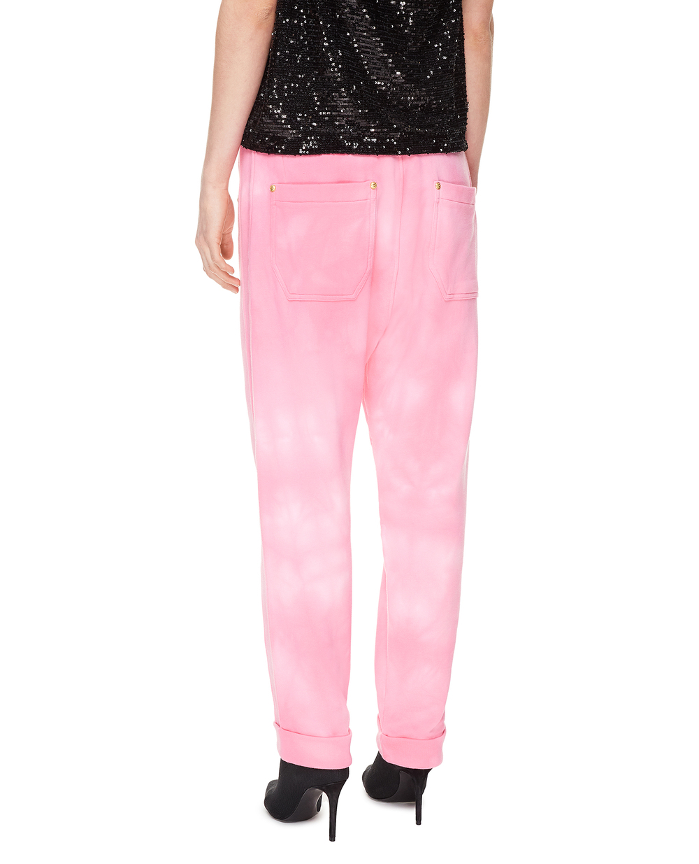 Спортивные брюки Balmain VF15364J096, розовый цвет • Купить в интернет-магазине Kameron