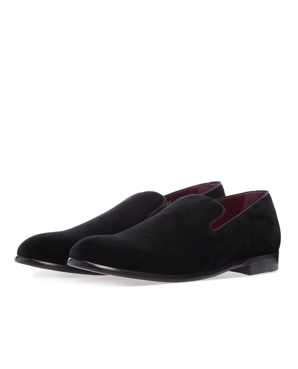 Бархатные лоферы Dolce&Gabbana A50332-A6808, черный цвет • Купить в интернет-магазине Kameron
